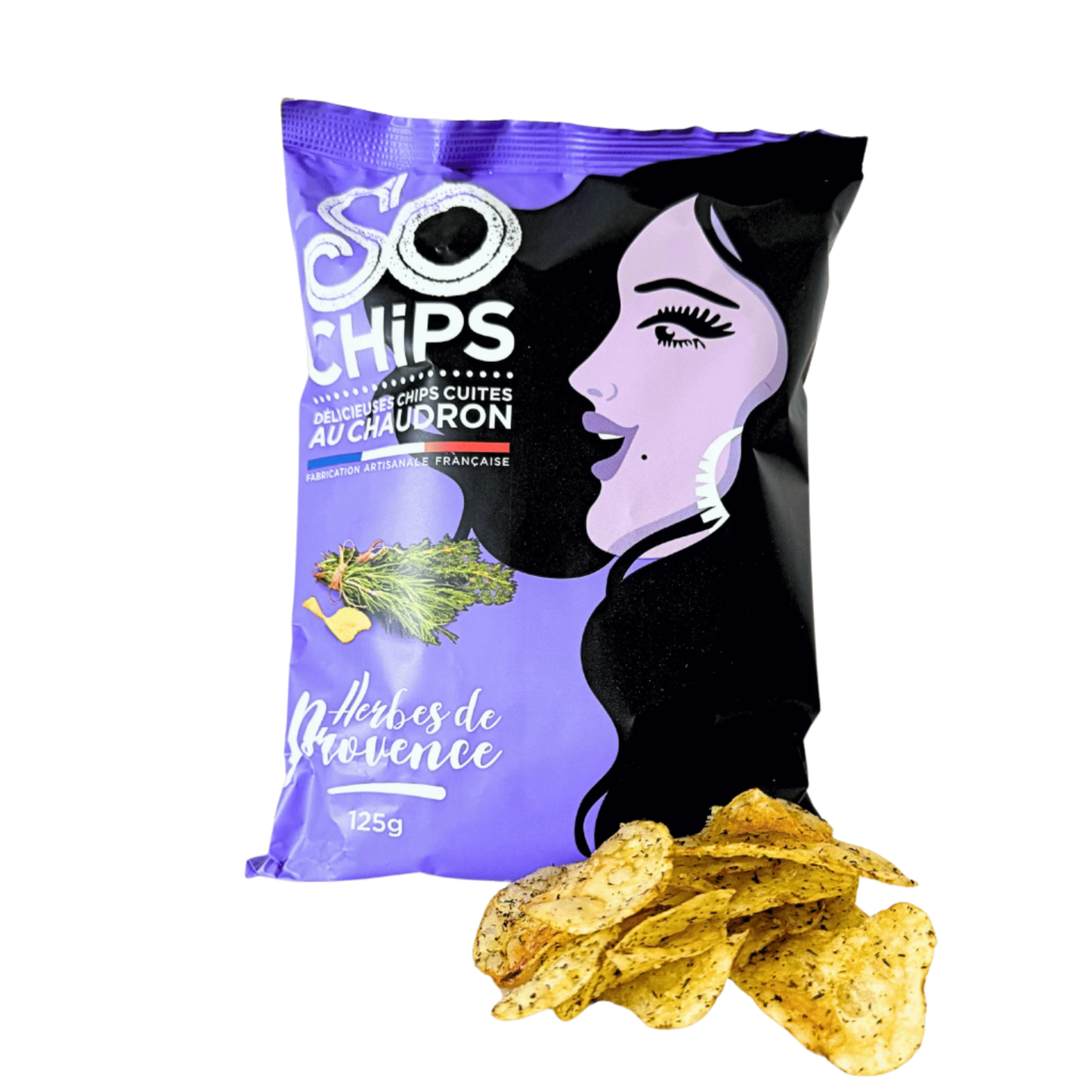 Chips 125g | Kräuter der Provence | SO CHIPS | Frankreich