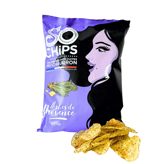 Chips 125g | Kräuter der Provence | SO CHIPS | Frankreich