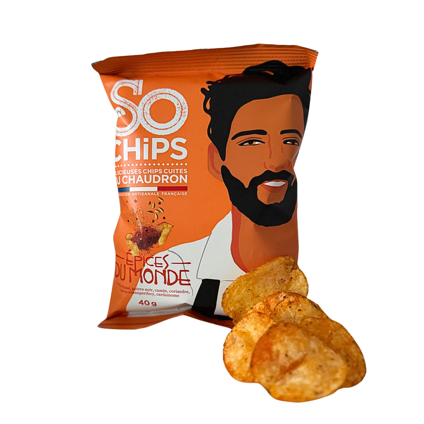 Chips 40g | World Spice | SO CHIPS | Frankreich